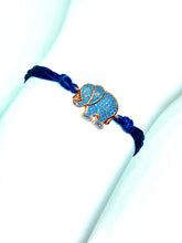 Load image into Gallery viewer, Rose gold vermeil featured in blue