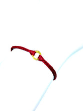 Load image into Gallery viewer, Yellow gold vermeil featured in crimson