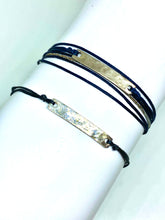 Load image into Gallery viewer, Sterling silver featured in navy, original (top) and Sterling silver featured in navy, mona (bottom)