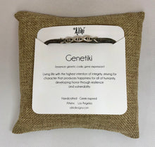 Load image into Gallery viewer, Sterling silver featured in taupe with brown-silver sparkly cord