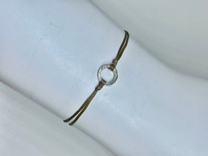 Ilio: Sterling Silver, Greek Friendship Cord Bracelet