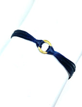 Load image into Gallery viewer, Yellow gold vermeil featured in navy