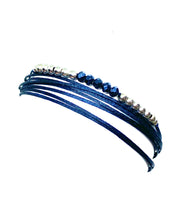 Load image into Gallery viewer, Sterling silver featured in navy (original)