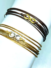Load image into Gallery viewer, Yellow gold vermeil featured in chocolate and sterling silver featured in champagne