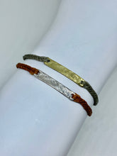 Load image into Gallery viewer, Sterling silver featured in rust (bottom); Yellow gold vermeil featured in taupe (top)