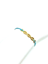 Load image into Gallery viewer, Yellow gold vermeil featured in turquoise (mona)