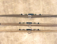 Load image into Gallery viewer, Sterling silver featured in neutral options: taupe (top), khaki (middle), sand (bottom)