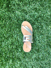 Load image into Gallery viewer, Original Handmade Greek Sandals - Greek key