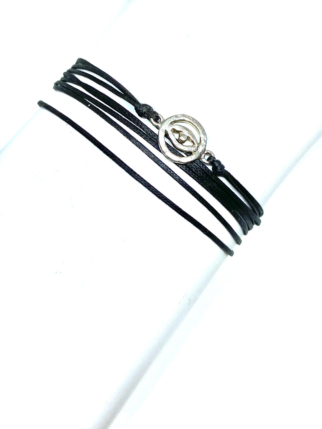 Sterling silver featured in black