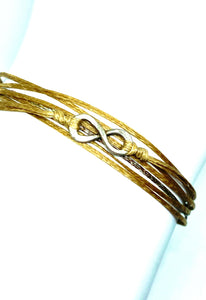 14k gold featured in khaki (original with sparkly cord)