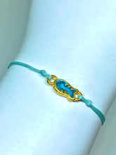 Load image into Gallery viewer, Paezo: Zamak Fish Greek Friendship Cord Bracelet