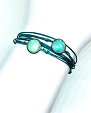 Load image into Gallery viewer, Rhodium vermeil amazonite (theo) featured in teal (original)