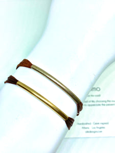 Sterling silver featured in rust (top) and Yellow gold filled featured in chocolate (bottom)