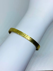 Yellow gold vermeil cuff