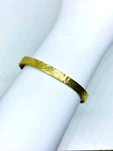 Yellow gold vermeil cuff