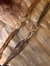 Load image into Gallery viewer, Sterling silver featured in champagne (left) and taupe (right)